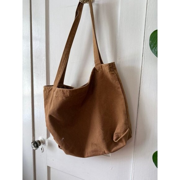Brown Canvas Tote Bag - Picture 2 of 10